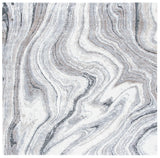 Safavieh Cyrus Shag 6'-7" x 6'-7" Rug in Grey / Beige