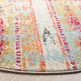 Safavieh Madison 10'-0" x 10'-0" Rug in Blue / Orange