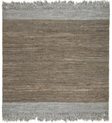 Safavieh Vintage Leather 6'-0" x 6'-0" Rug in Light Grey / Taupe