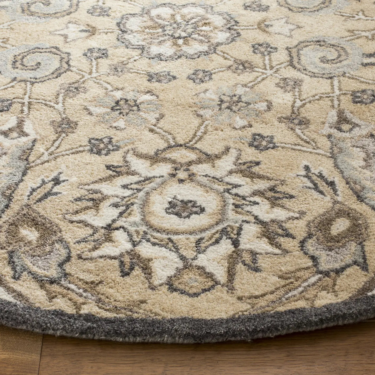 Safavieh Bella 5'-0" x 5'-0" Rug in Beige / Multi