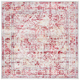 Safavieh Brentwood 6'-7" x 6'-7" Rug in Ivory / Red