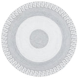 Safavieh Cape Cod 5'-0" x 5'-0" Rug in Grey / Ivory