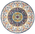 Safavieh Novelty 3'-0" x 3'-0" Rug in Blue / Ivory