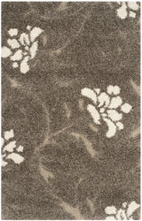 Safavieh Florida Shag 3'-3" x 5'-3" Rug in Smoke / Beige