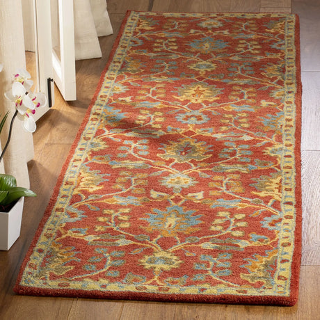 Safavieh Heritage 2'-3" x 8'-0" Rug in Red / Multi