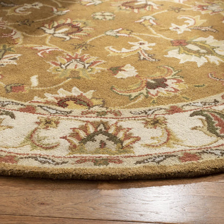 Safavieh Heritage 6'-0" x 6'-0" Rug in Mocha / Ivory