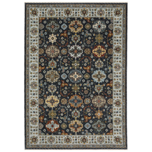Oriental Weavers Sphinx Aberdeen 561B1 Blue/Multi Rugs - main flat