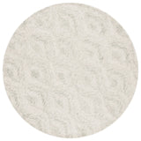 Safavieh Ebony 6'-0" x 6'-0" Rug in Ivory / Light Green