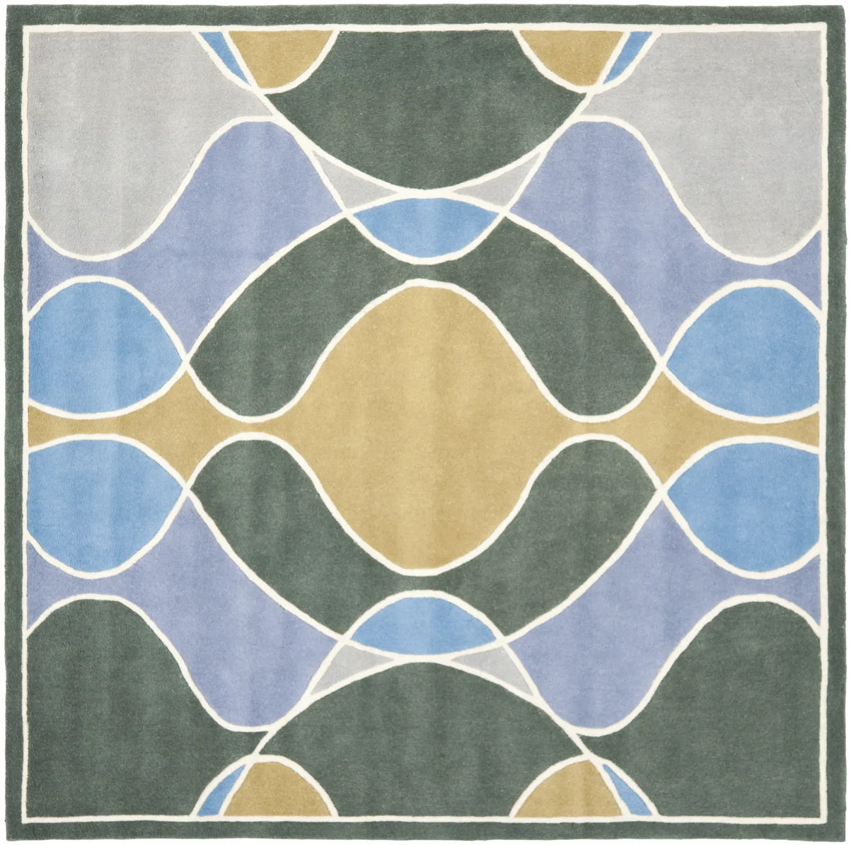 Safavieh Soho 6'-0" x 6'-0" Rug in Grey / Multi