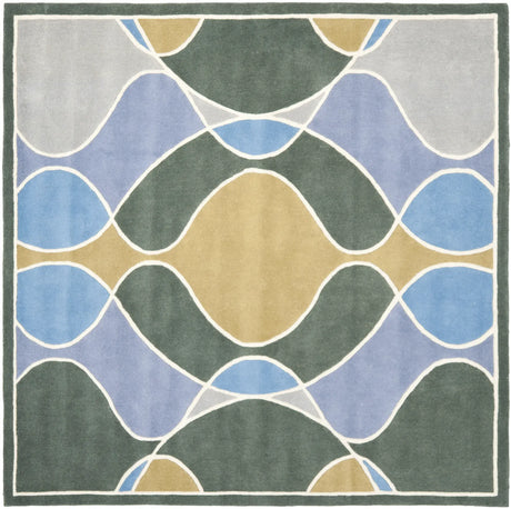 Safavieh Soho 6'-0" x 6'-0" Rug in Grey / Multi