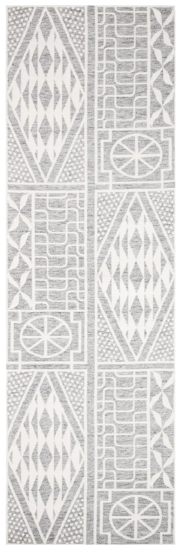 Safavieh Marbella 2'-3" x 8'-0" Rug in Grey / Ivory