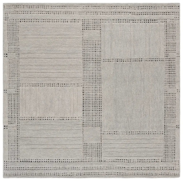 Safavieh Harvest 6'-0" x 6'-0" Rug in Silver / Grey