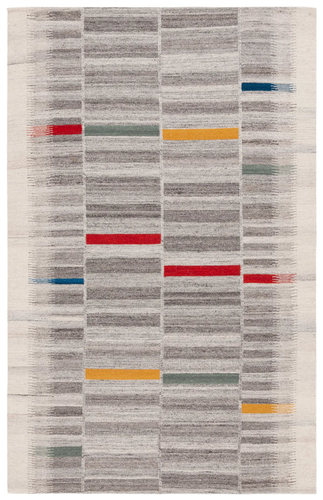 Safavieh Kilim 4'-0" x 6'-0" Rug in Ivory / Grey