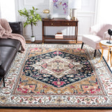 Safavieh Heritage 10'-0" x 14'-0" Rug in Navy / Brown