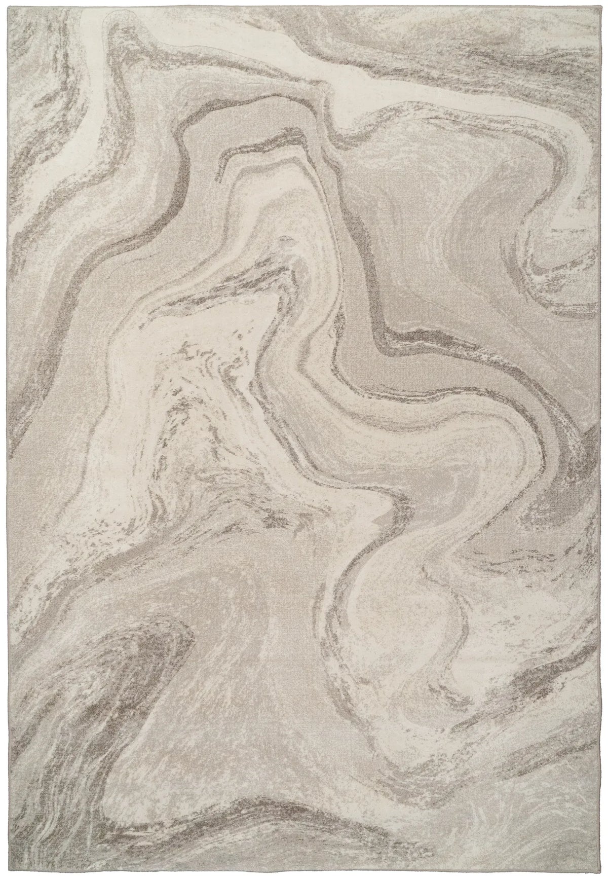 Dynamic Rugs Eclipse 63436 Power Loomed Modern Beige Rug - Rectangular