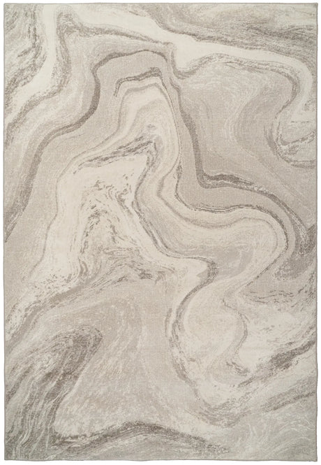 Dynamic Rugs Eclipse 63436 Power Loomed Modern Beige Rug - Rectangular