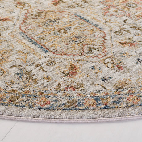 Safavieh Silverado 6'-4" x 6'-4" Rug in Ivory / Rust