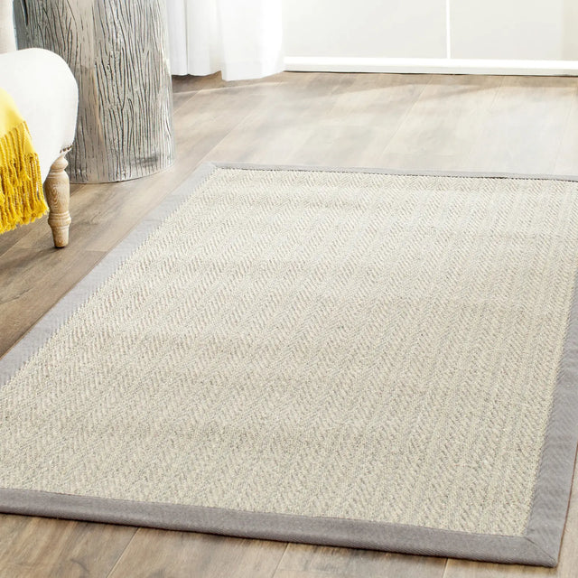 Safavieh Natural Fiber 3'-0" x 5'-0" Rug in Grey Brown / Grey
