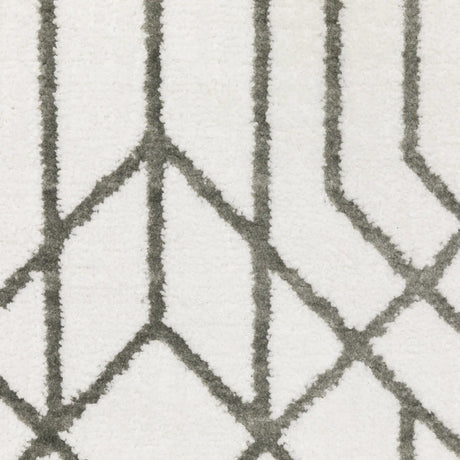 Oriental Weavers Montecito 4158W White/ Grey Rug - room scene 2