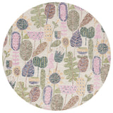 Safavieh Jardin 6'-0" x 6'-0" Rug in Beige / Blue