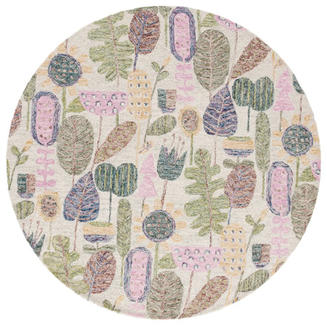 Safavieh Jardin 6'-0" x 6'-0" Rug in Beige / Blue