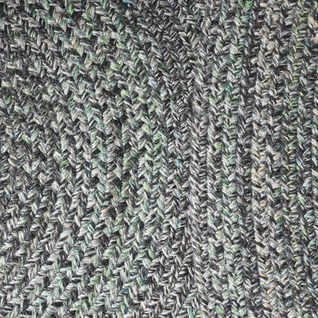 Safavieh Braided 5'-0" x 5'-0" Rug in Green / Grey