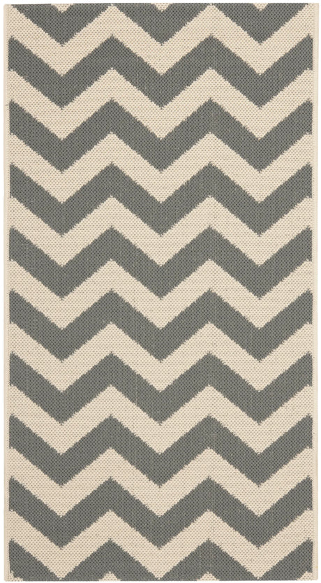 Safavieh Courtyard 2'-0" x 3'-7" Rug in Grey / Beige