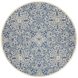 Safavieh Trace 6'-0" x 6'-0" Rug in Blue / Ivory