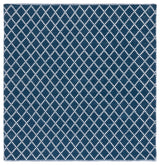Safavieh Montauk 6'-0" x 6'-0" Rug in Navy / Ivory