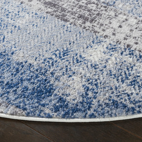 Safavieh Amelia 700 6'-7" x 6'-7" Rug in Navy / Grey