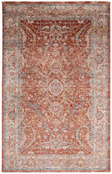 Safavieh Valencia 4'-0" x 6'-2" Rug in Rust / Beige