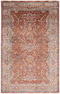 Safavieh Valencia 4'-0" x 6'-2" Rug in Rust / Beige