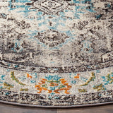 Safavieh Monaco 5'-0" x 5'-0" Rug in Grey / Light Blue