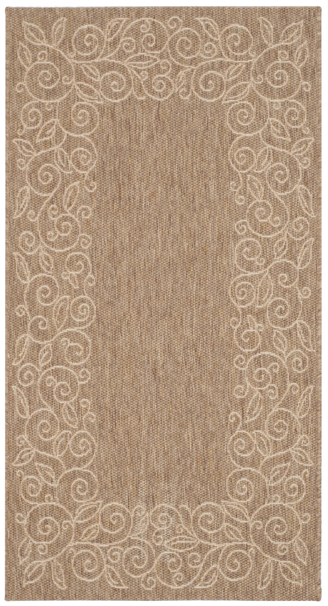 Safavieh Courtyard 2'-7" x 5'-0" Rug in Dark Beig / Beige
