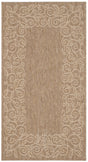 Safavieh Courtyard 2'-7" x 5'-0" Rug in Dark Beig / Beige