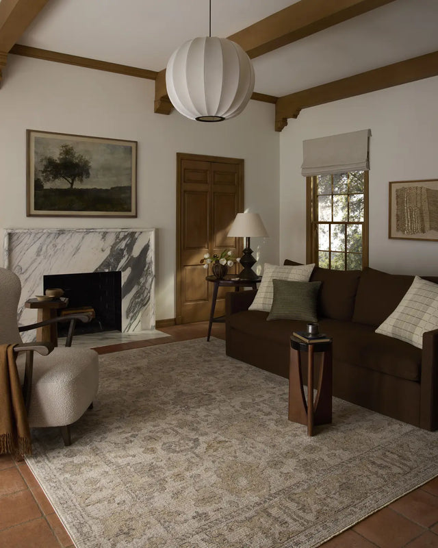 Loloi Milena MLE-08 Ivory / Sand Rug - room scene 3