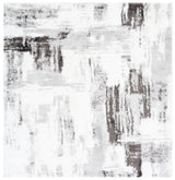 Safavieh Berber Shag 7'-0" x 7'-0" Rug in Grey / Dark Grey