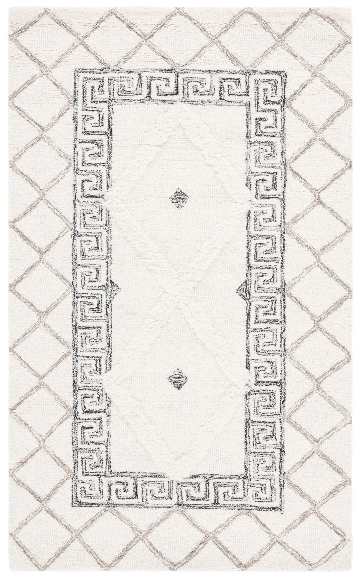 Safavieh Casablanca 3'-0" x 5'-0" Rug in Ivory / Black