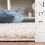 Safavieh Lindsay Shag 4'-0" x 6'-0" Rug in Beige