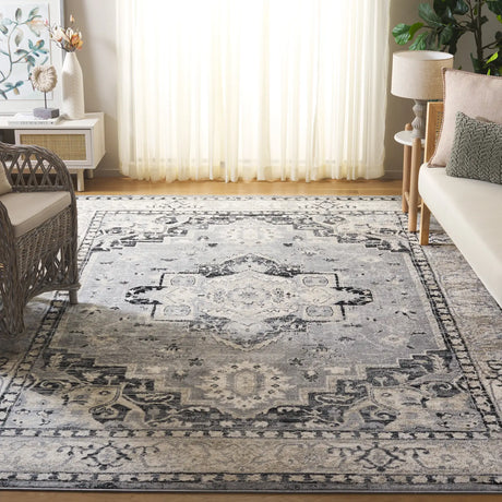 Safavieh Brentwood 10'-0" x 13'-0" Rug in Silver / Black