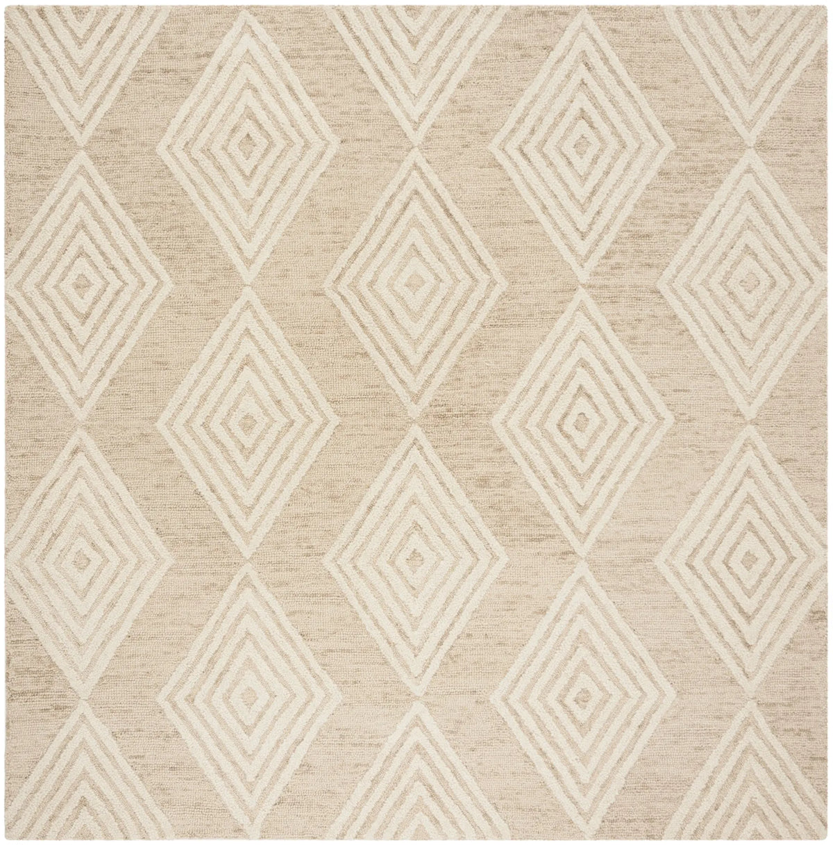 Safavieh Blossom 6'-0" x 6'-0" Rug in Beige / Ivory