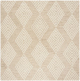 Safavieh Blossom 6'-0" x 6'-0" Rug in Beige / Ivory