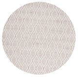 Safavieh Marbella 6'-0" x 6'-0" Rug in Dark Pink / Ivory