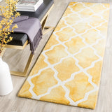 Safavieh Dip Dye 2'-3" x 6'-0" Rug in Gold / Ivory