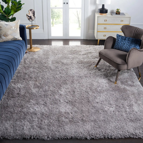 Safavieh Luxe Shag 10'-0" x 14'-0" Rug in Grey