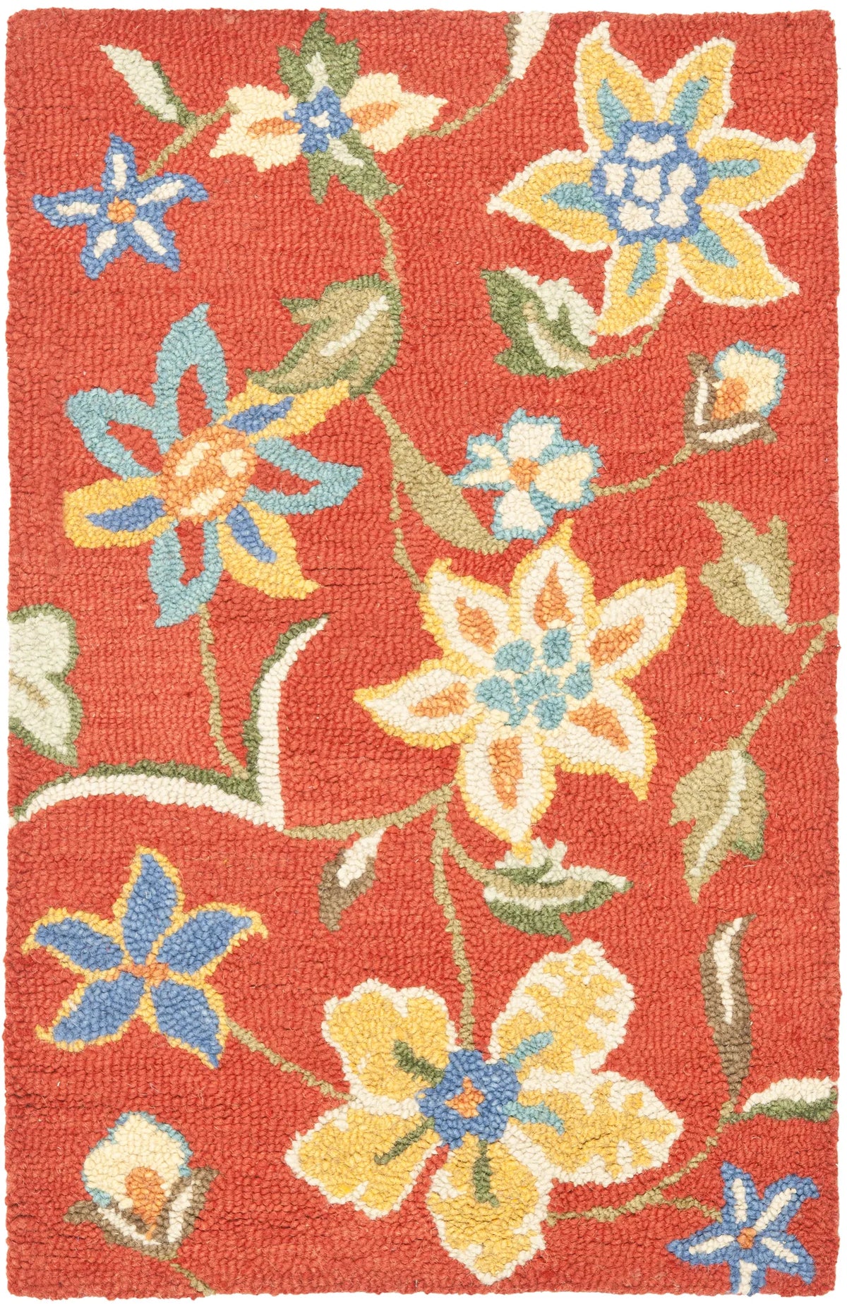 Safavieh Blossom 2'-6" x 4'-0" Rug in Rust / Multi