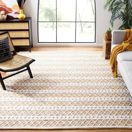 Safavieh Natura 6'-0" x 9'-0" Rug in Gold / Black