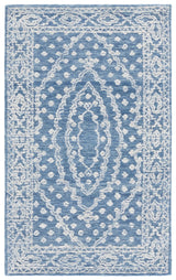 Safavieh Ebony 3'-0" x 5'-0" Rug in Ivory / Navy