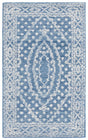 Safavieh Ebony 3'-0" x 5'-0" Rug in Ivory / Navy