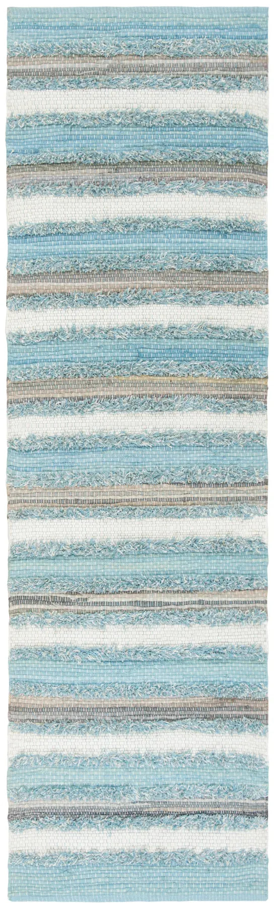Safavieh Montauk 2'-3" x 8'-0" Rug in Aqua / Multi